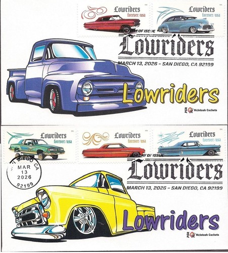 Lowriders fdc set first - fdc,