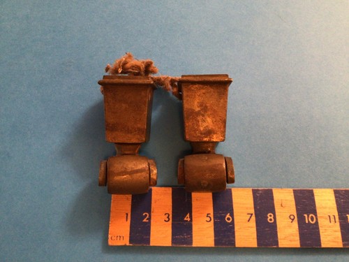 Vintage pair small - pair, brass