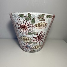 DENBY STUDIO POTTERY - FLORAL PLANTER by Glyn College