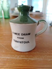 Miniature Earthenware Flagon A Wee Dram From Tomintoul Scotland