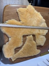 100% Real sheepskin x 2 pieces