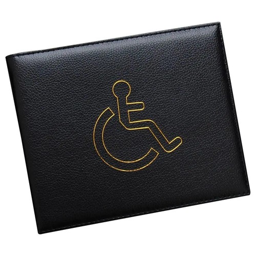 Disabled blue badge - badge, holder