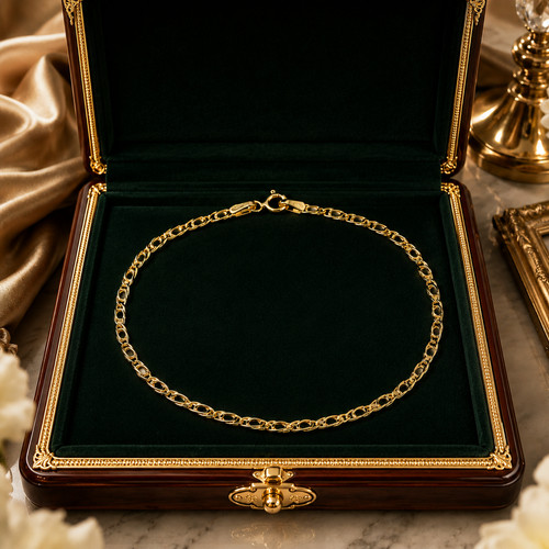 Gold mariner link - gold, 9ct