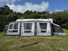 Caravan Awning Kampa Rally Air 390 Pro Plus L/H And Bedroom Annex
