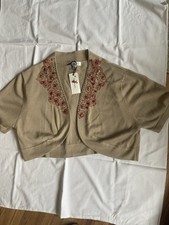BNWT Nightingales Bolero Beige
