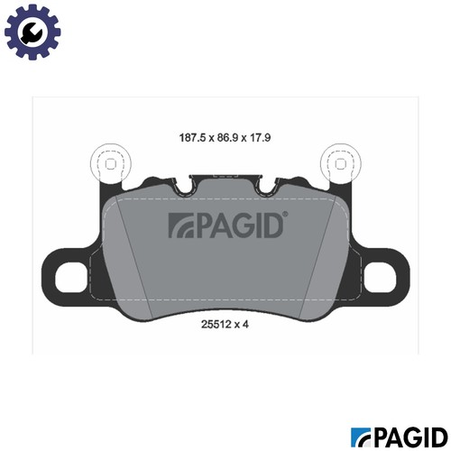 Brake pad set disc - brake,