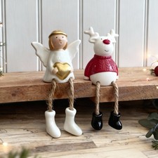 Ceramic Shelf Sitting Dangly