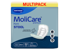MoliCare Premium Form STOOL - 4 Packs of 32 - Multi Pack