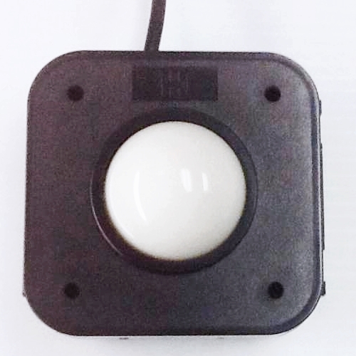 White trackball mame - , 1/4"