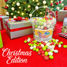 M&M's peanut party bucket 900g Christmas Edition