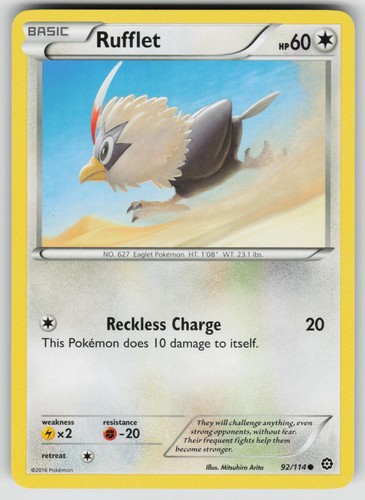 Pokemon rufflet steam - rufflet, 92