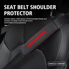 2Pcs Car Seat Belt Leather