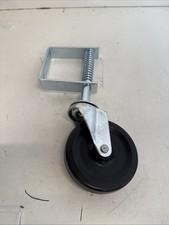 4” Spring Loaded Gate Wheel  Castor. Up To 57kg. Heavy Duty Bracket