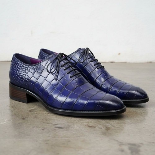 Bespoke men blue crocodile - men's,