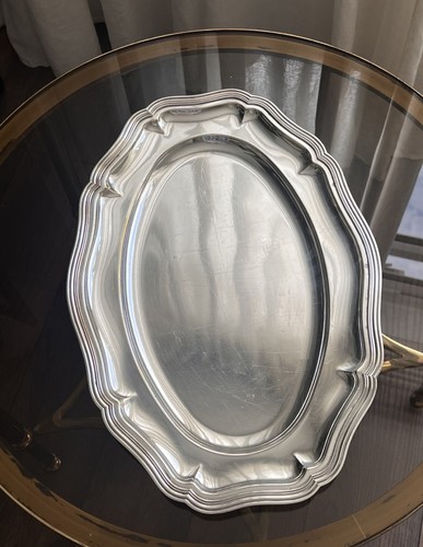 Antique silver plated oval - antique,