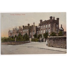 FORFAR County Buildings, Angus Postcard Postally Used 1908