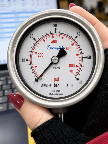 Swagelok pressure gauge 60 - pressure, 0-60