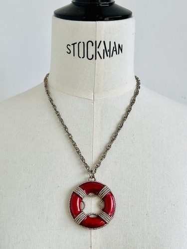 Vintage 90s nautical pendant - vintage,