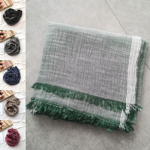 Cotton linen men scarf - men's,