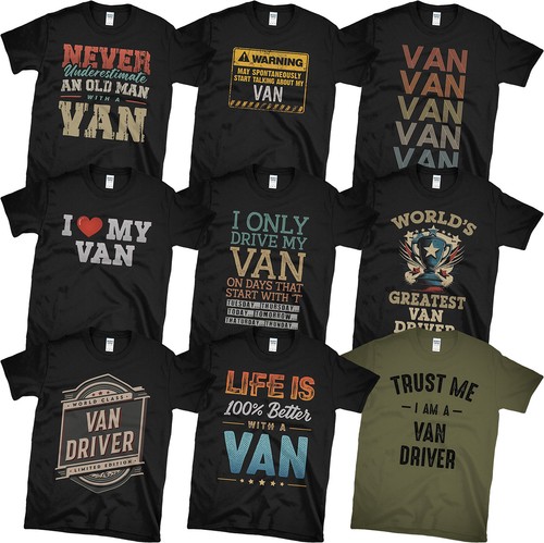 Van driver shirts pick from - van, t-shirts.