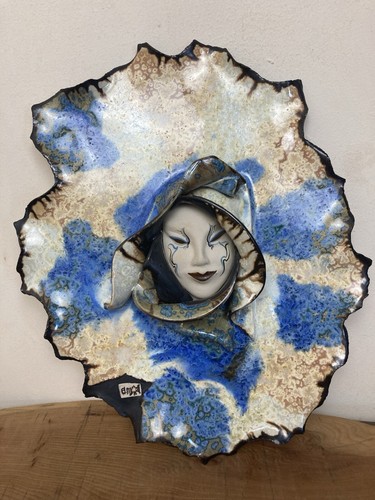 Vintage mask wall art