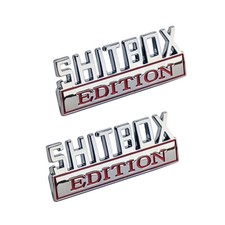 SHITBOX EDITION emblem Chrome