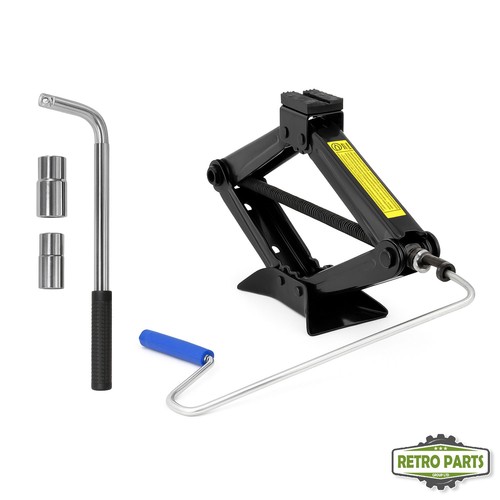 Scissor jack wheel - jack, brace