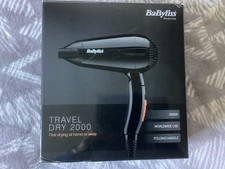 Hairdryer BaByliss Travel Dry 2000W BNIB