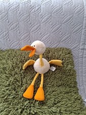 RARE TWIRLYWOOS PLUSH TOY QUACKY BIRD DUCK CBEEBIES ORIGINAL 2016 QUACKING NOISE