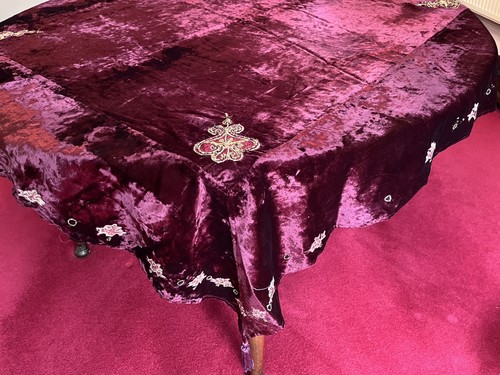 Vintage velvet embroidered - vintage,