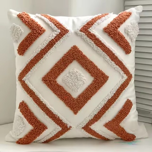 Tufted boho cushion - boho,