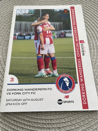 Dorking wanderers york city - dorking,