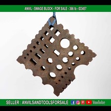 ANVIL - SWAGE BLOCK - 366 lb -