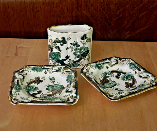Mason chartreuse ashtrays - chartreuse,