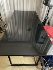 Habitat Lagon Extremely Heavy Black glass top. No Trestles. 977702-Lagon