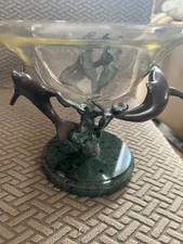 Bronze Dolphin Sculpture Antique Original