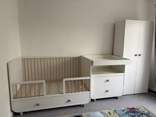 Ikea Nursery Furniture, Toddler Bed, Drawer/changing table
