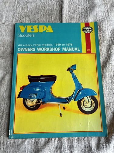 Vespa scooters haynes manual - scooters,