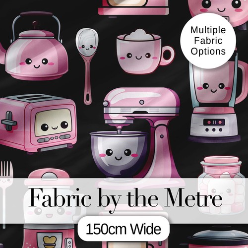 Cute kawaii pink kitchen - cute,