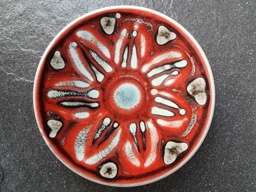 Poole pottery delphis pin - pottery,