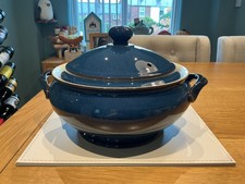 DENBY BOSTON  LIDDED CASSEROLE DISH STONEWARE  TABLEWARE VERY GOOD CONDITION