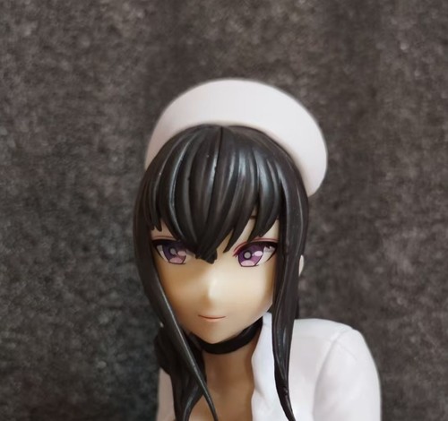 White nurse figure 15cm pvc - nurse,