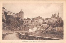 BF5839 les quais et le pont pinard semur france     France