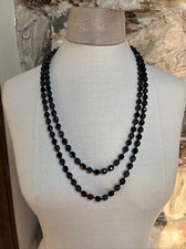 Vtg Estate 56” Jet Black