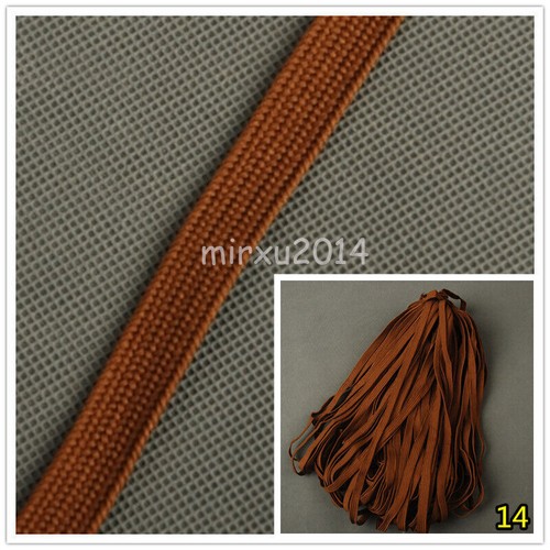 Brown synthetic silk sageo ito - silk,