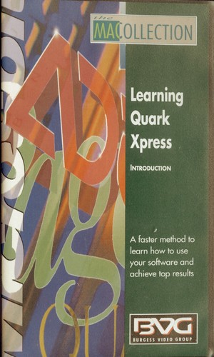 Learning mac quark xpress - learning,