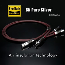 Pair 6N Pure Silver 2XLR