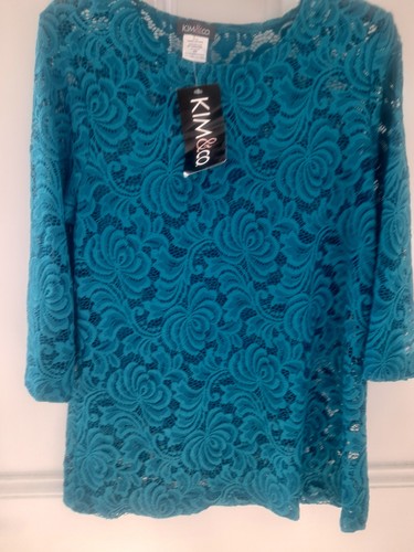 Kim lace turquoise - co, three