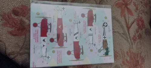 Fokker fighters decal set - 1/72,