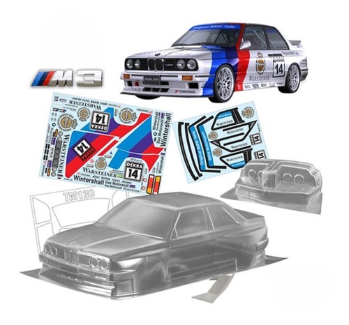 Bmw e30 car clear body - rc,